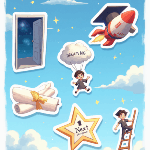 Graduation & Farewell - Sticker Sheet v2